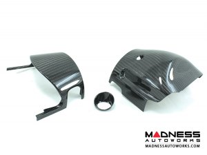 FIAT 500 Steering Wheel Shroud - Carbon Fiber 